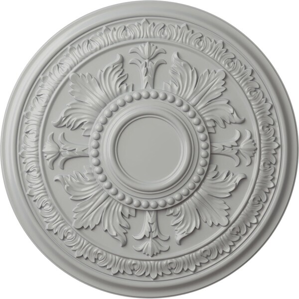 Ekena Millwork Tellson Ceiling Medallion (Fits Canopies up to 6 3/4"), Hand-Painted Frost, 30 5/8"OD x 2 1/2"P CM30TEFRF - main